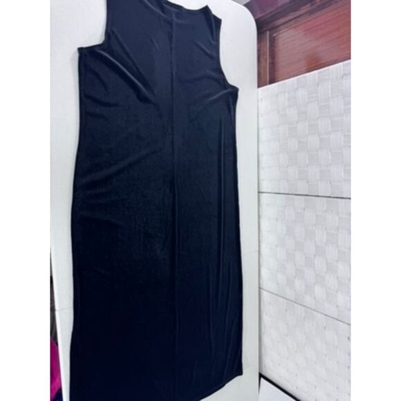 Y2K Black Velvet Dress Sparkly Roses Dark Romance Vampire Goth Dark Fairy SZ XL - Picture 9 of 9